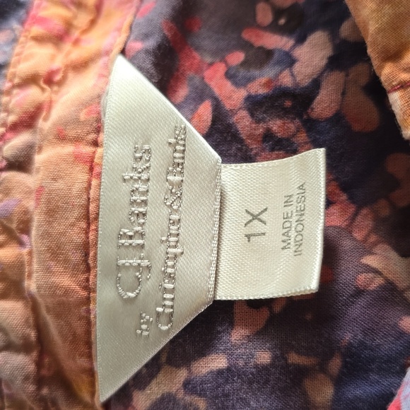 Cj. Banks Women's Blouse Size 1x - Picture 2 of 2